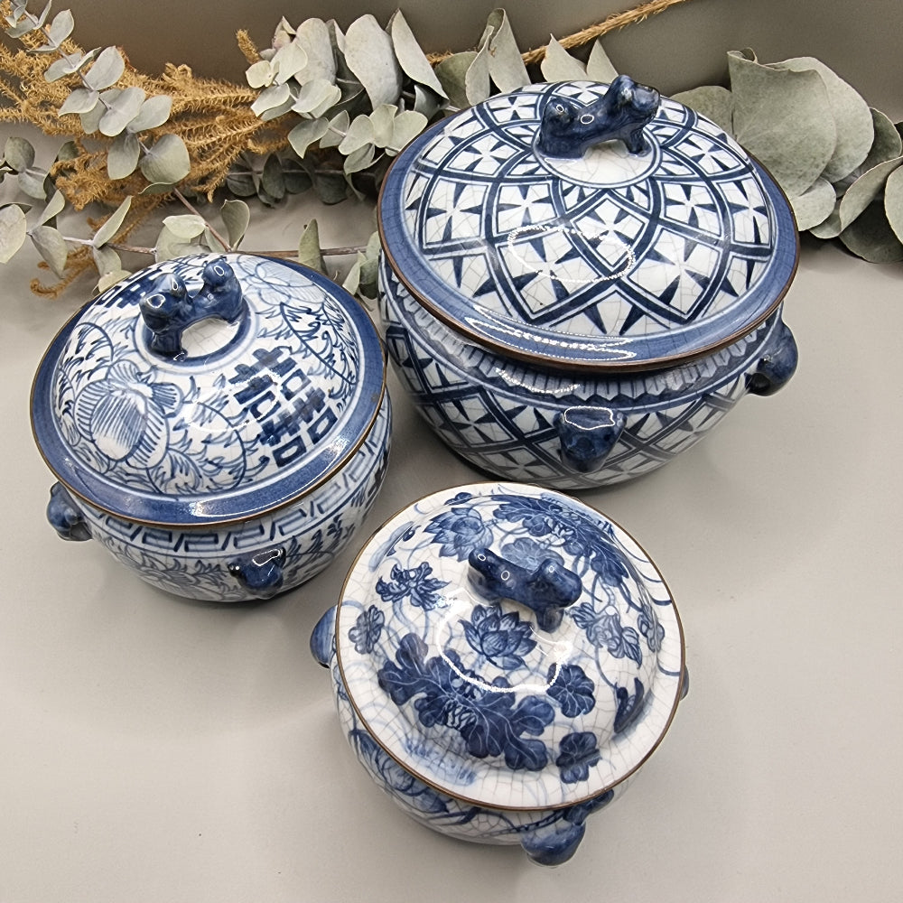 Chinese porcelain ceramic Ginger jar set