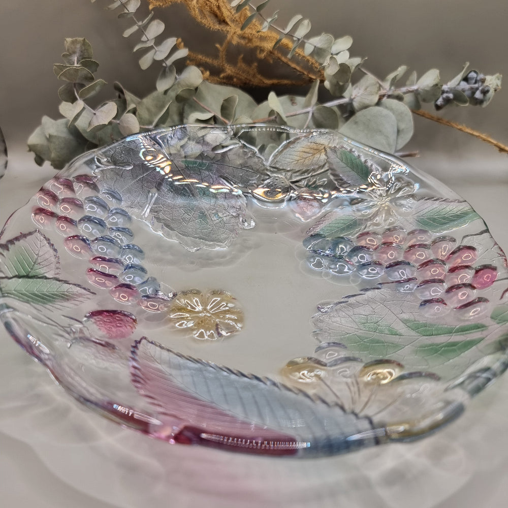 Vintage SOGA Japan glass bowl