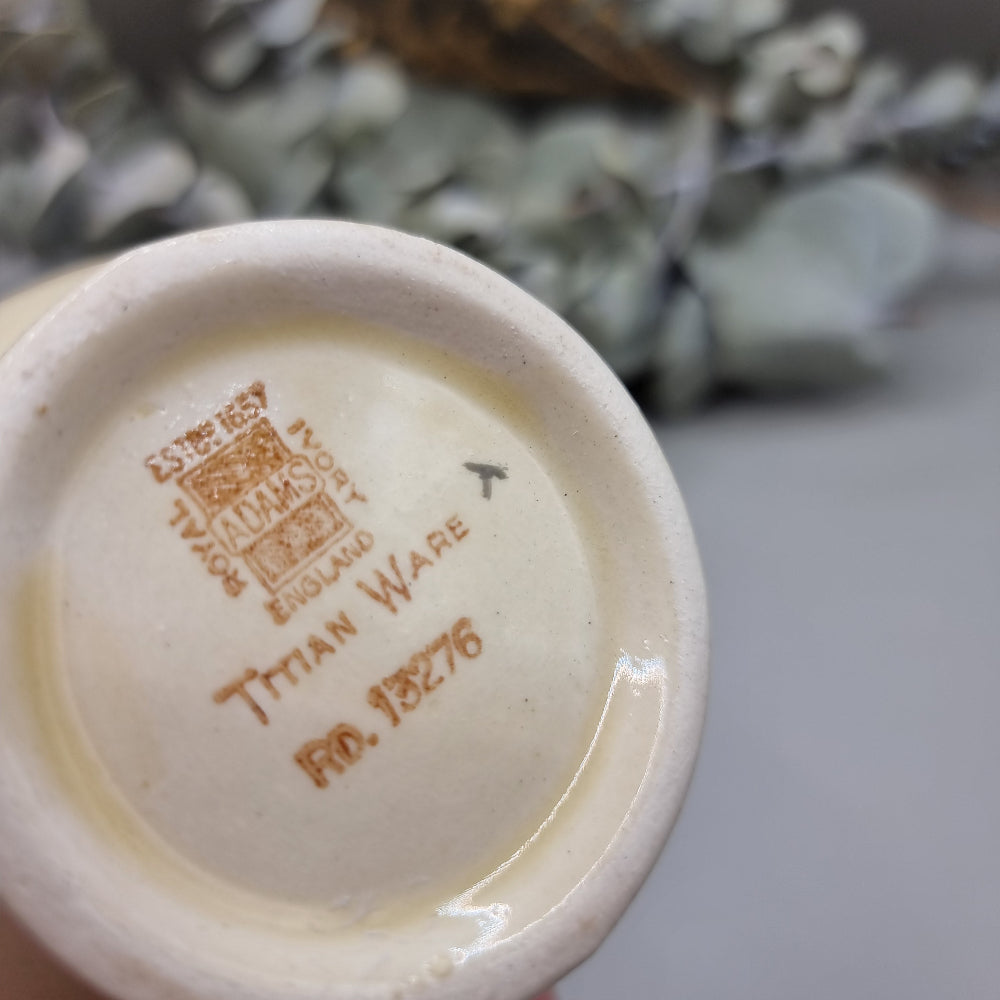 Adams Royal Ivory Titian Ware jug