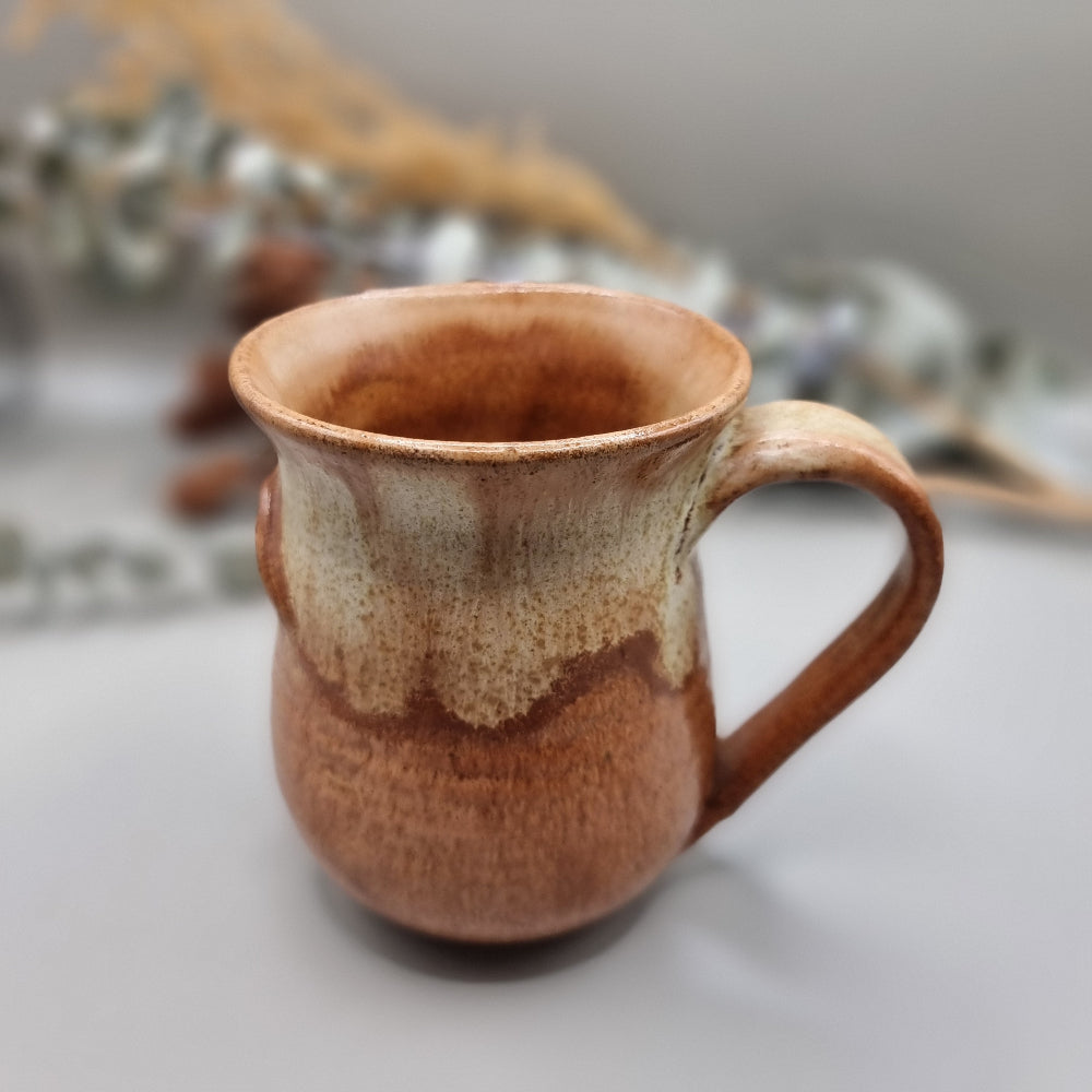 Vintage art pottery 'ugly face' design