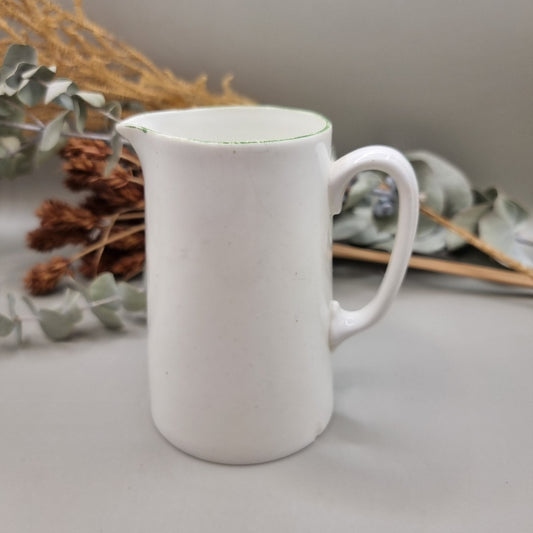 Porcelain creamer jug with green detail