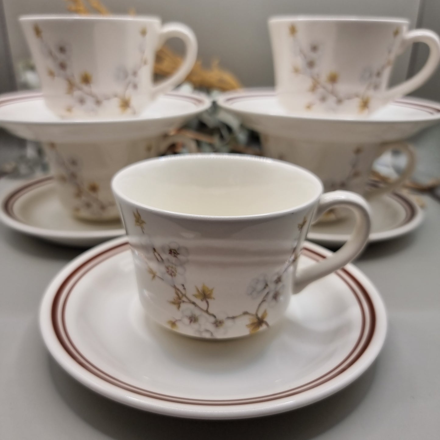 Crown Lynn Apple Blossom tea set