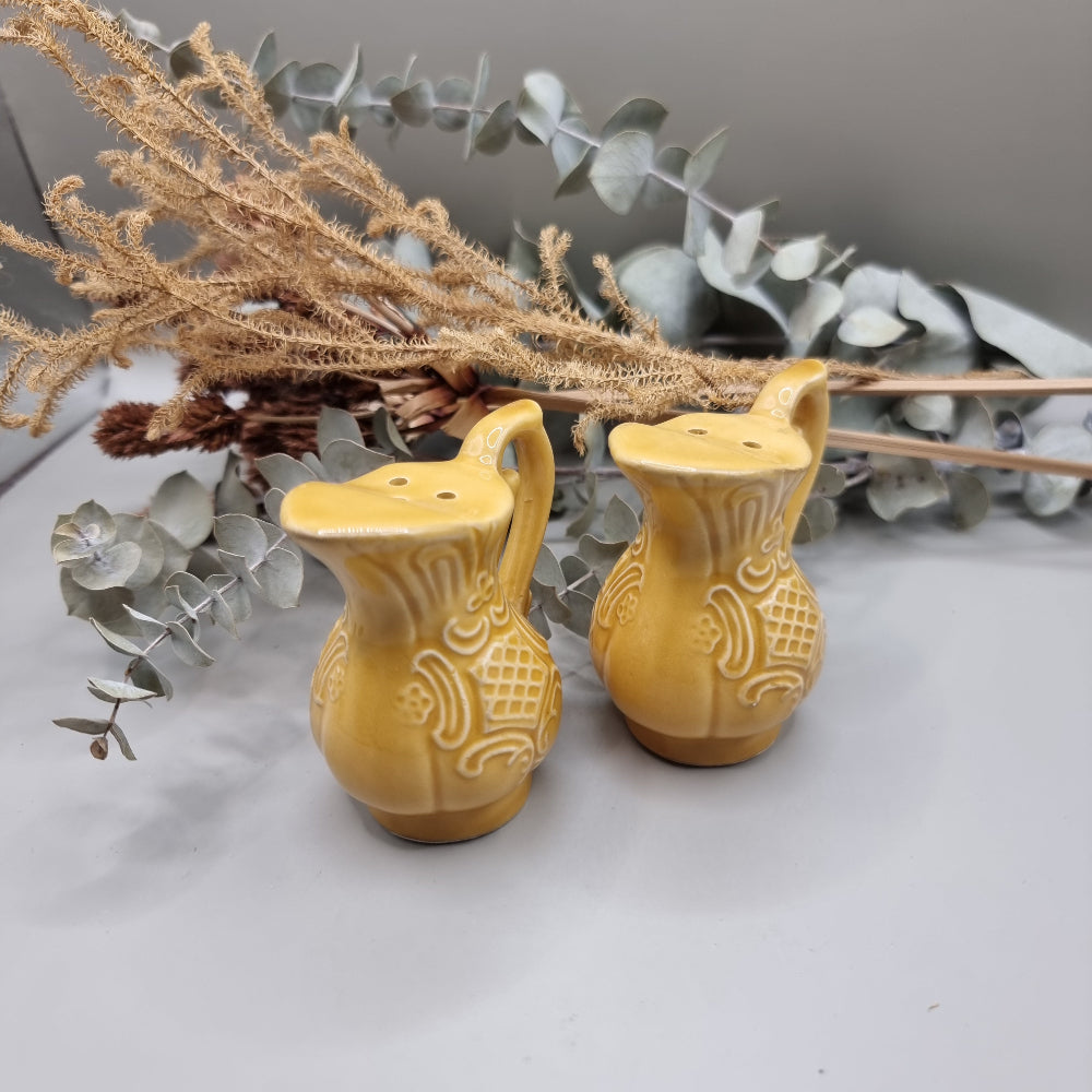 Japanese jug style salt and pepper shakers