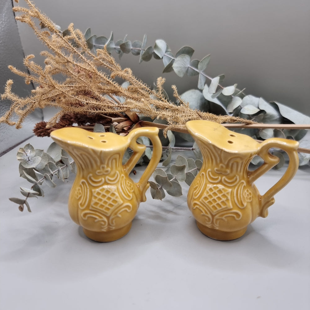 Japanese jug style salt and pepper shakers