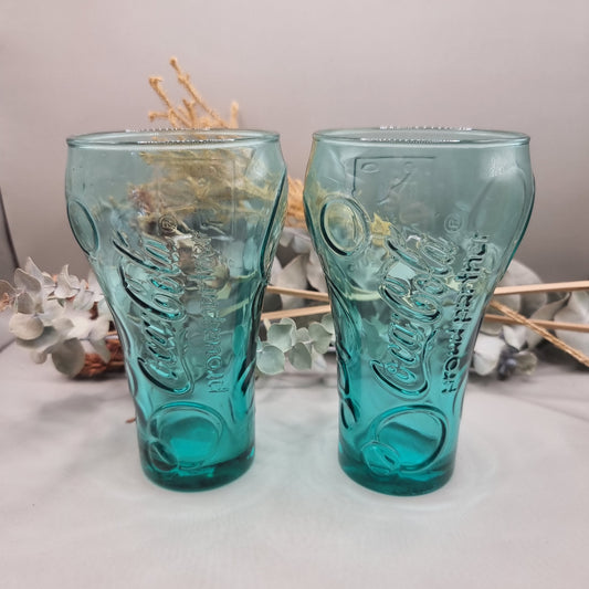 2 x Coca Cola glasses - London 2012
