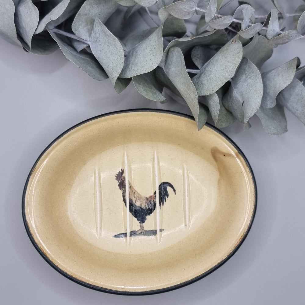 Robert Gordon vintage rooster soap dish