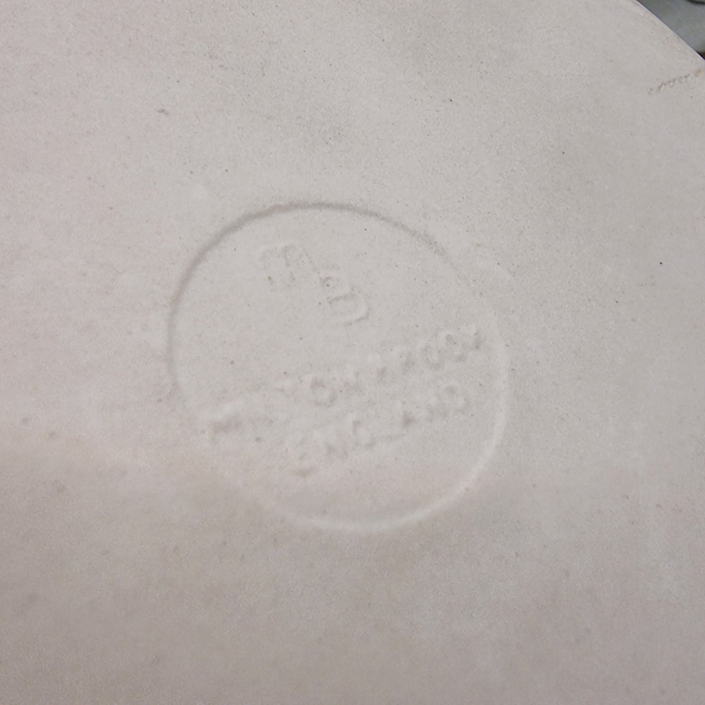 Vintage Milton Brook ribbed stoneware oven dish in brown glaze, made in England