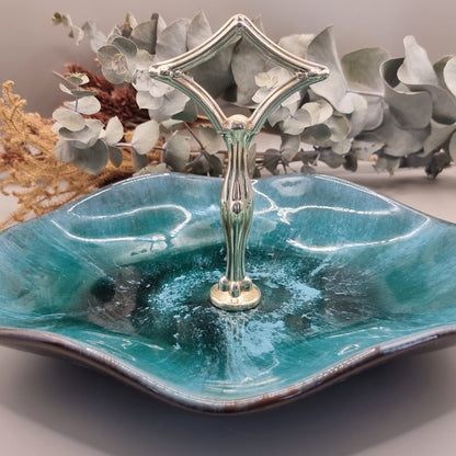 Vintage Blue Mountain Pottery serving tray dish