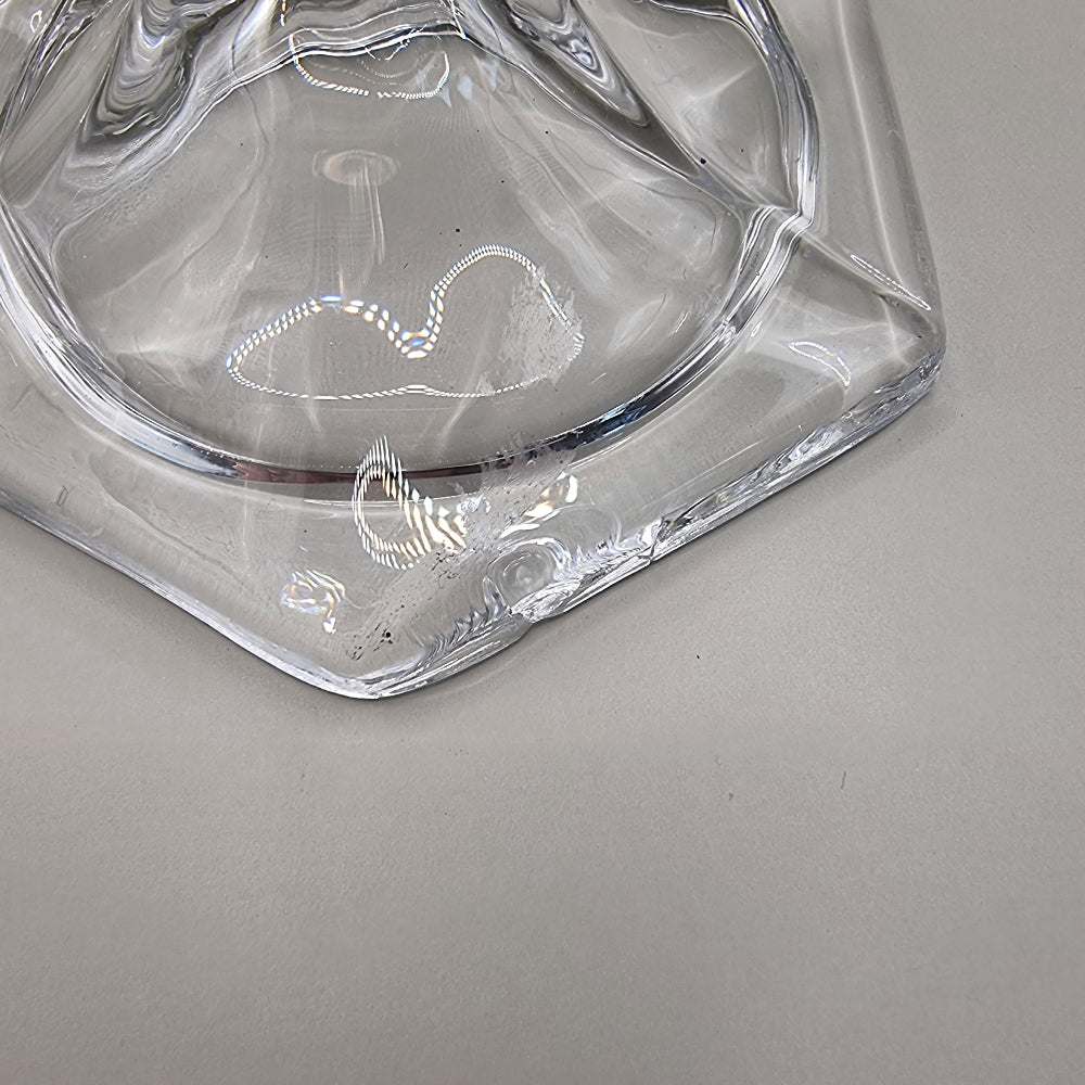 Glass candle holder