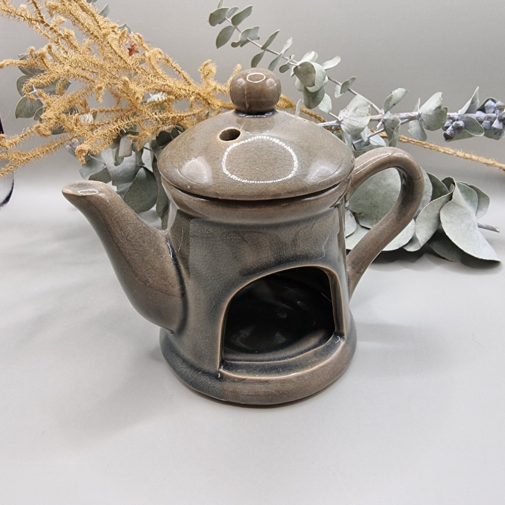 Ceramic teapot oil burner