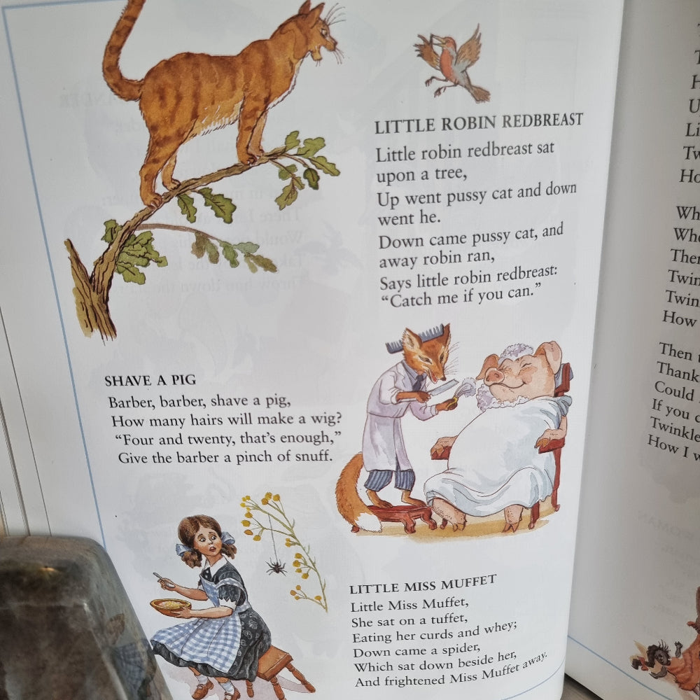 Preloved Random House Children’s Treasury storybook with fairy tales and nursery rhymes