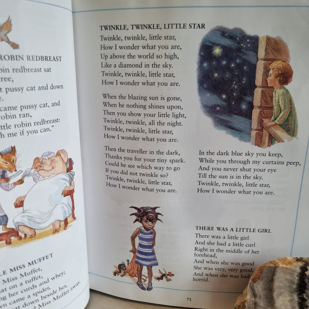 Preloved Random House Children’s Treasury storybook with fairy tales and nursery rhymes