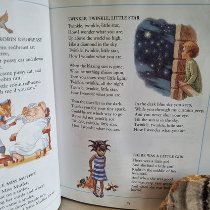 Preloved Random House Children’s Treasury storybook with fairy tales and nursery rhymes
