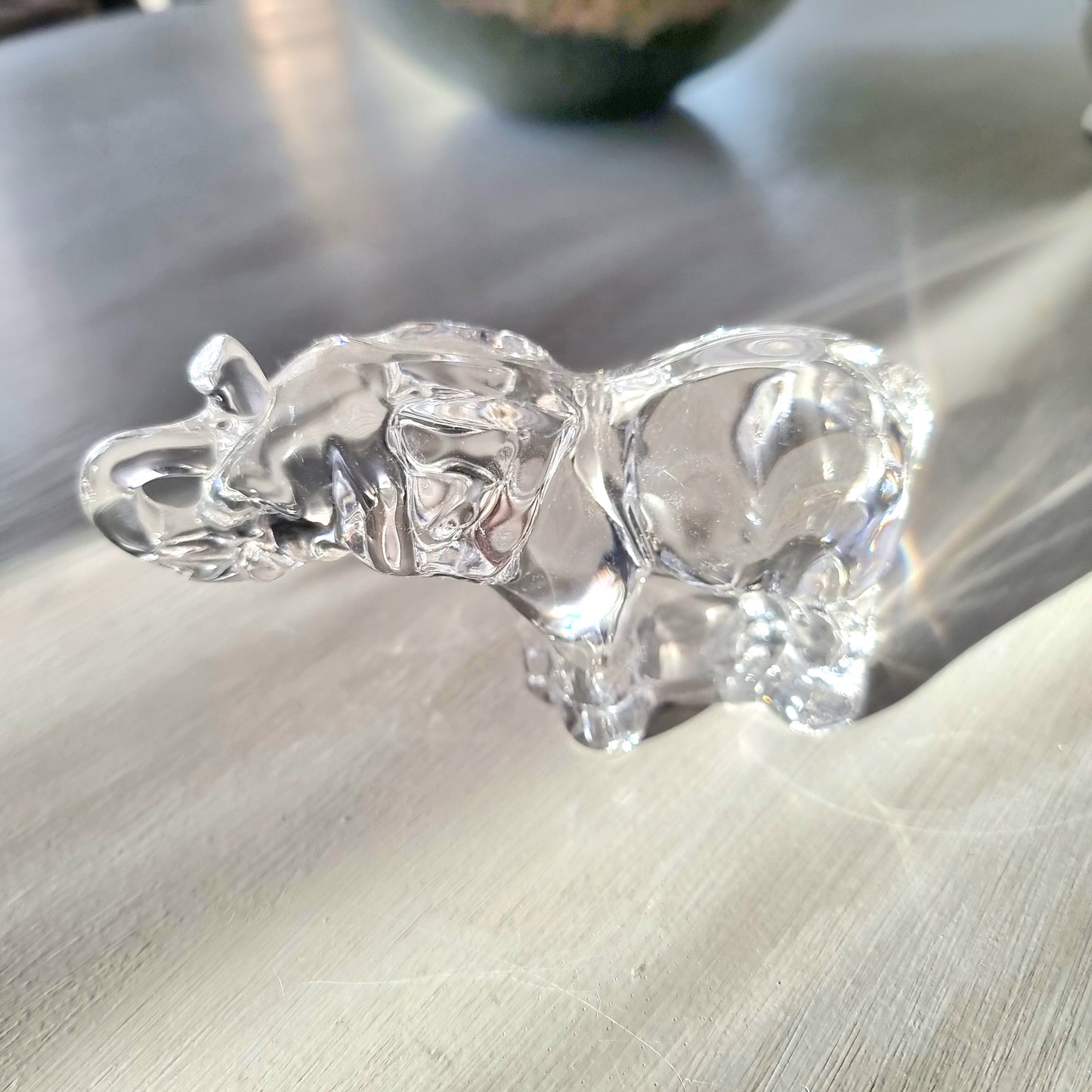 Villeroy & Boch crystal glass elephant figurine