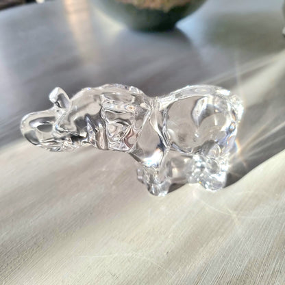 Villeroy & Boch crystal glass elephant figurine