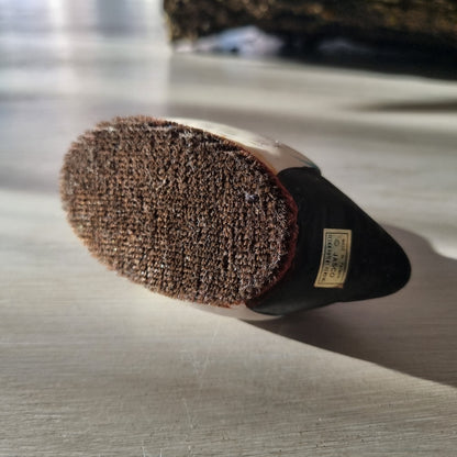 Jasco ceramic duck lint brush with bristle base and blue-ringed eye detail