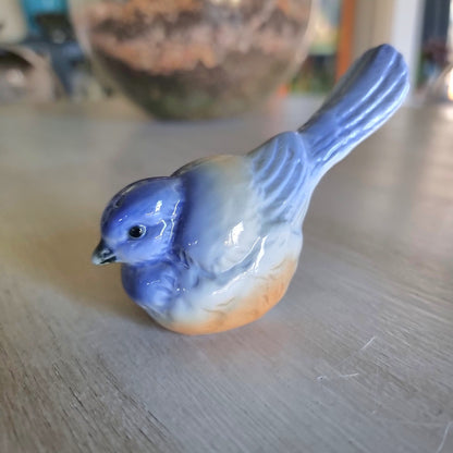 Ceramic bluebird salt and pepper shaker set