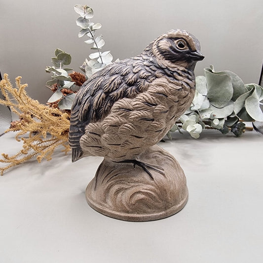 Vintage Poole  pottery 'Stoneware Wildlife Sculptures' Quail