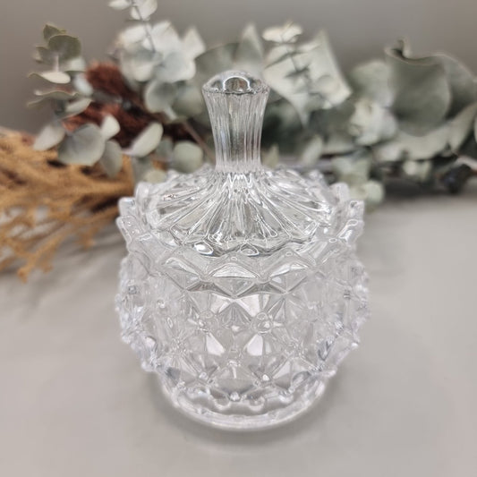 Vintage glass candy jar
